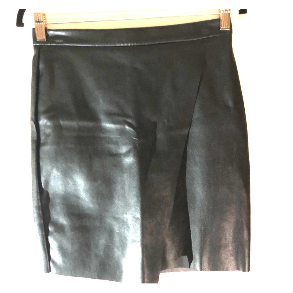 Leather H&M Skirt (Size 8)